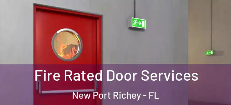  Fire Rated Door Services New Port Richey - FL